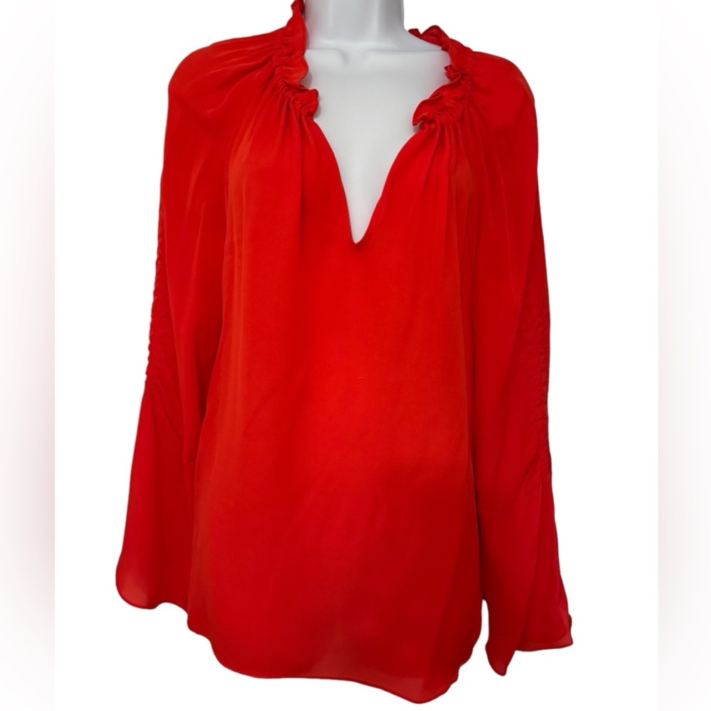 Womens silk blouse by Kobe Halpern M